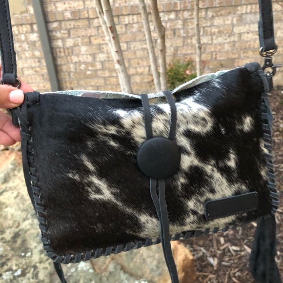 Cowhide Crossbody - Picture 1 of 5